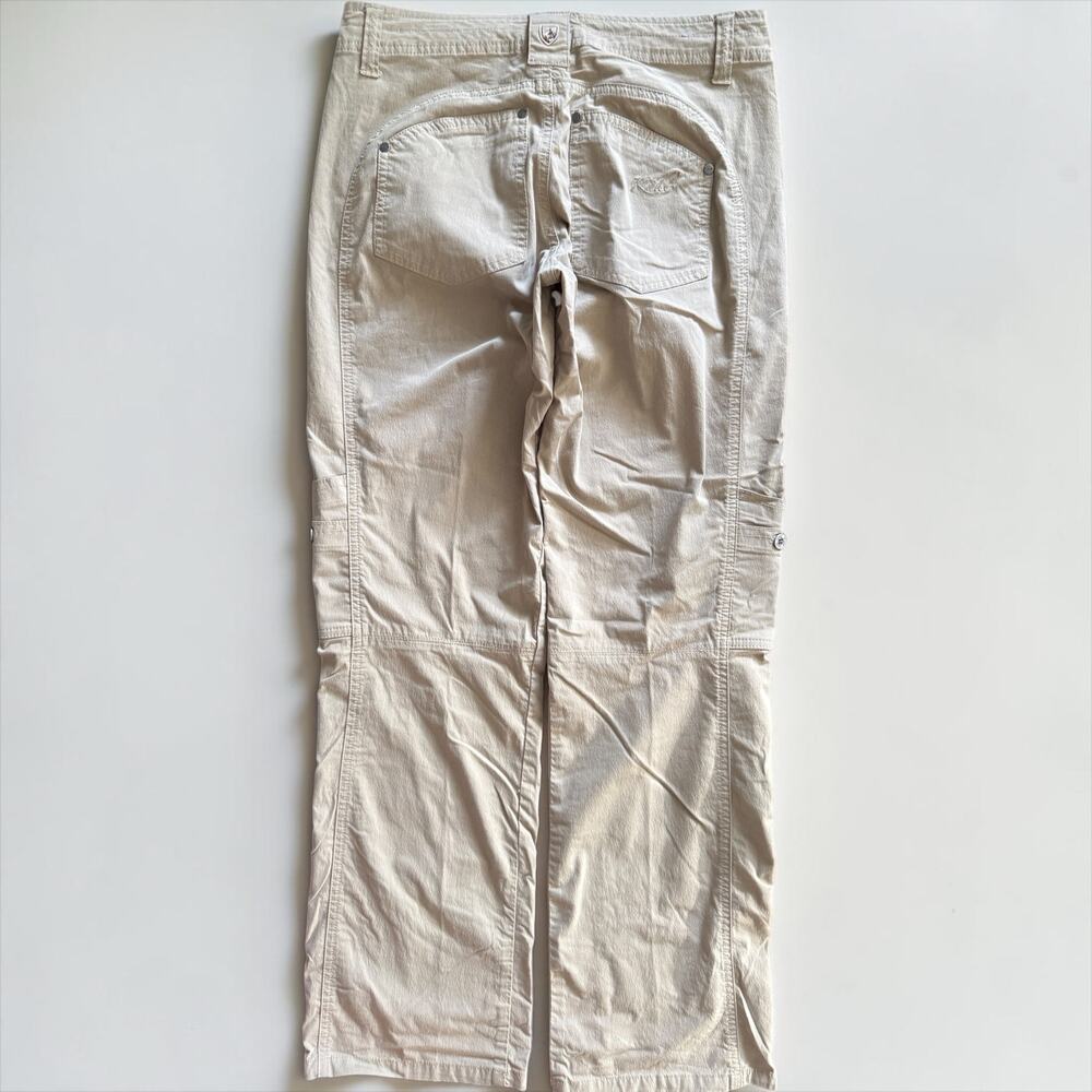 KÜHL High performance hiking pants/capris khaki color women’s Sz 4 GUC - Picture 2 of 10